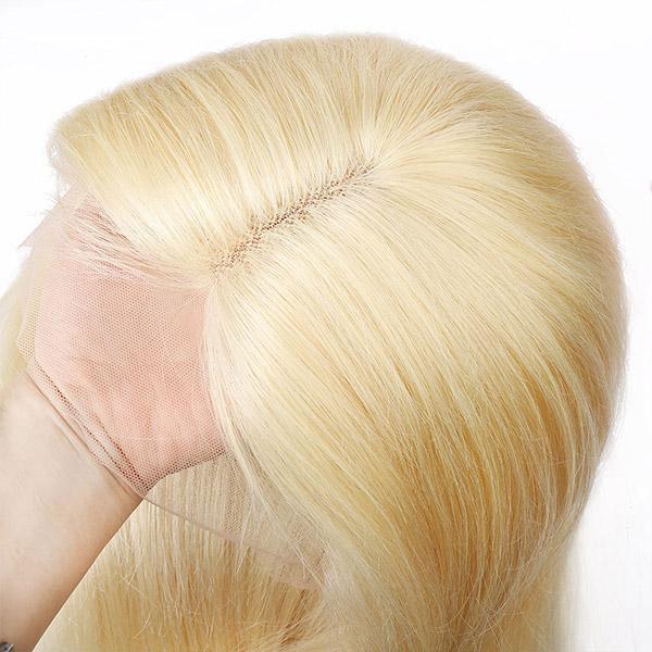 Allove 613 Blonde Color T Part Wig Straight Hair Human Hair Wigs