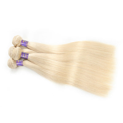 New Arrival 613 Blonde Straight Human Remy Hair Weave 3 Bundles : ALLOVEHAIR