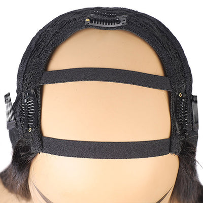 Allove Hair Straight Virgin Remy Human Hair Wigs U Part Wig