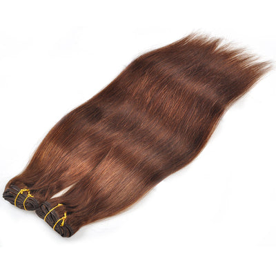 Allove Straight Hair Clip In Human Hair Extensions 18-22 Inches 7 Pieces/Set 4# Color : ALLOVEHAIR