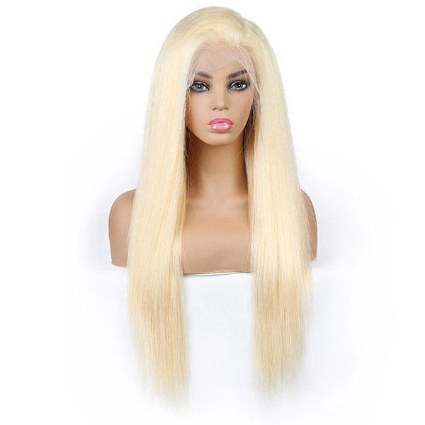⏰⏰Flash Sale HD Transparent 613 Blonde Straight/Body Wave Hair 13*4 Lace Front Wig 150% Density