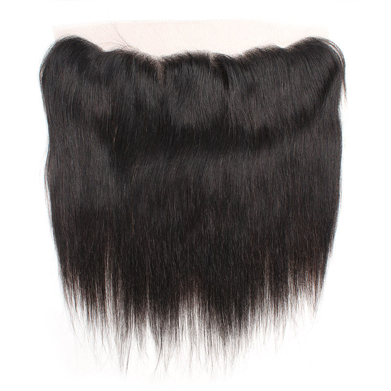 Discover the beauty of Allove Hair's human hair lace frontal in sleek straight hair texture. Our 13x4 ear-to-ear lace frontal closure offers a seamless and natural look, perfect for achieving a flawless hairstyle.