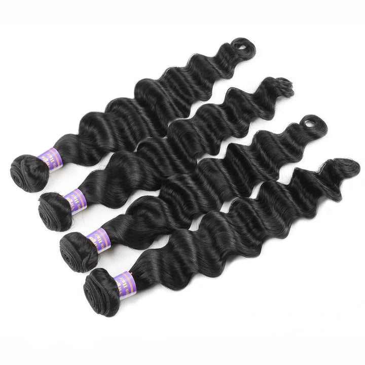 Allove Hair 8A Virgin Loose Deep Wave Human Hair Wholesale 10 Bundles : ALLOVEHAIR