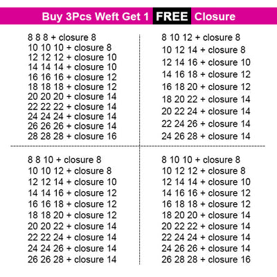 Allove Hair Deep Wave Buy 3 Bundles Get 1 Free Lace Closure