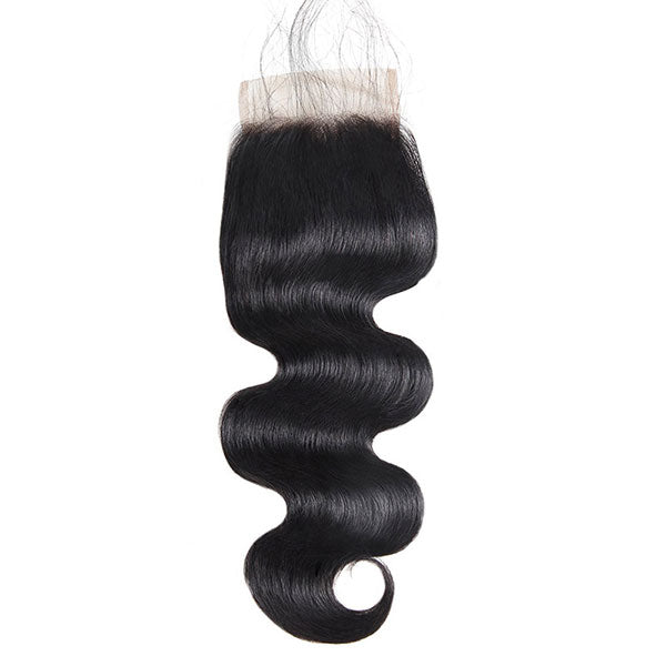 10A Remy Brazilian Body Wave Hair 3 Bundles With 4*4 Lace Closure With Baby Hair : ALLOVEHAIR