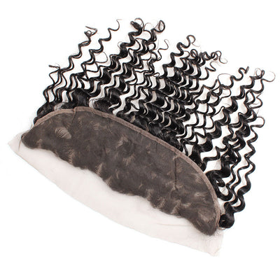 Wholesale 10 Bundles Deep Wave 13*4 Ear to Ear Lace Frontal Closure Allove Hair : ALLOVEHAIR