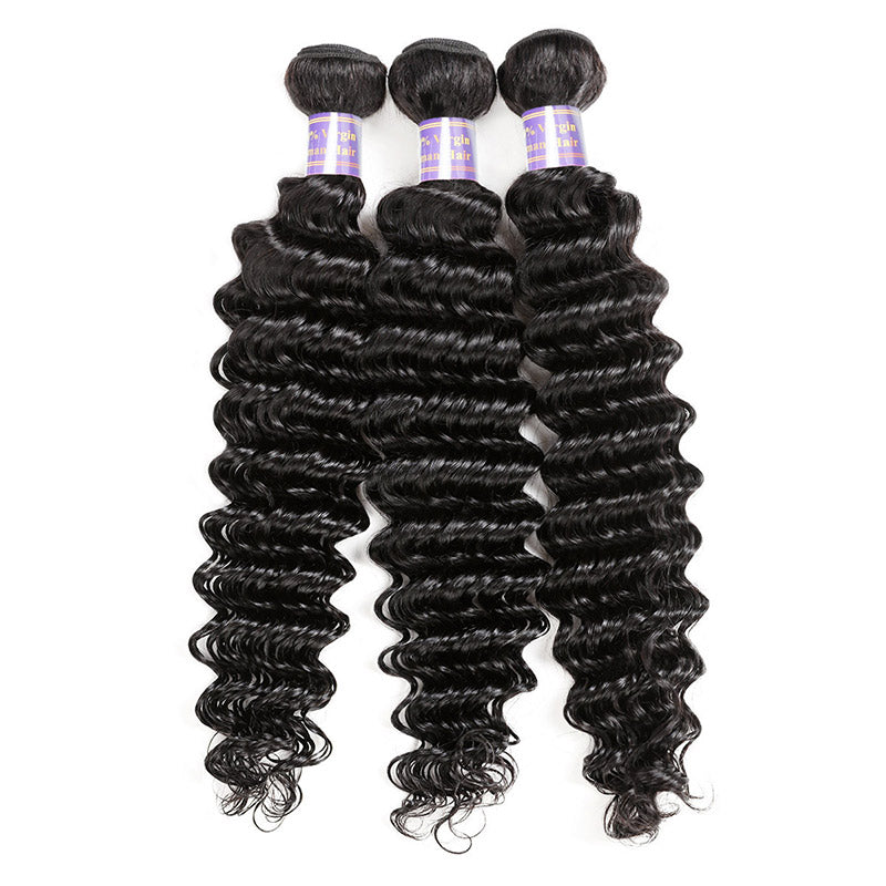 Wholesale 8A Deep Wave Virgin Human Hair 10 Bundles Deal : ALLOVEHAIR
