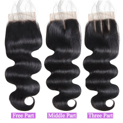 Allove Hair Wholesale 10 Bundles Body Wave 4*4 Lace Closure : ALLOVEHAIR