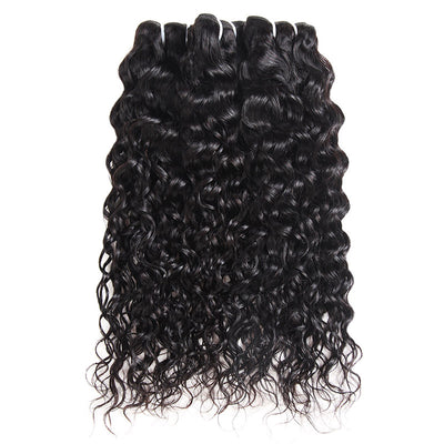 Allove Hair Brazilian Water Wave 3 Bundles Virgin Human Hair : ALLOVEHAIR
