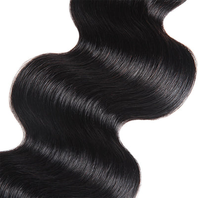 Malaysian Body Wave 4 Bundles with 4*4 Lace Closure Virgin Human Hair : ALLOVEHAIR