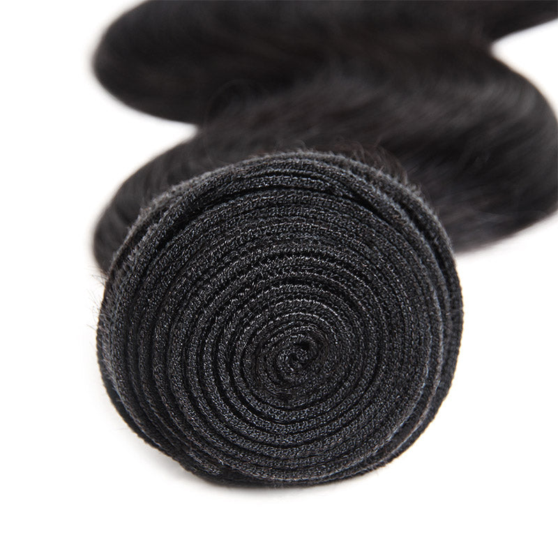 Malaysian Body Wave 3 Bundles with 13*4 Lace Frontal Human Hair : ALLOVEHAIR