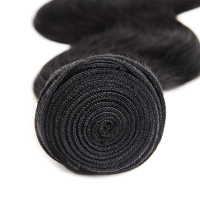 Malaysian Body Wave 3 Bundles with 13*4 Lace Frontal Human Hair : ALLOVEHAIR