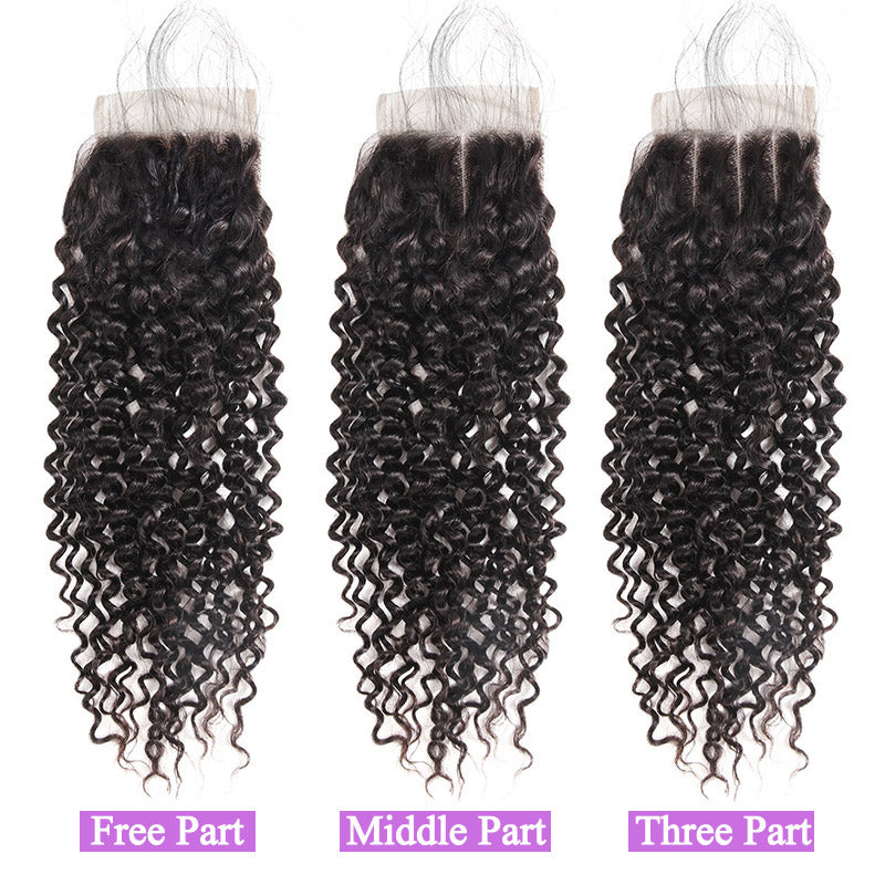 Allove Hair Wholesale Curly 10 Bundles 4*4 Lace Closure Virgin Human Hair : ALLOVEHAIR
