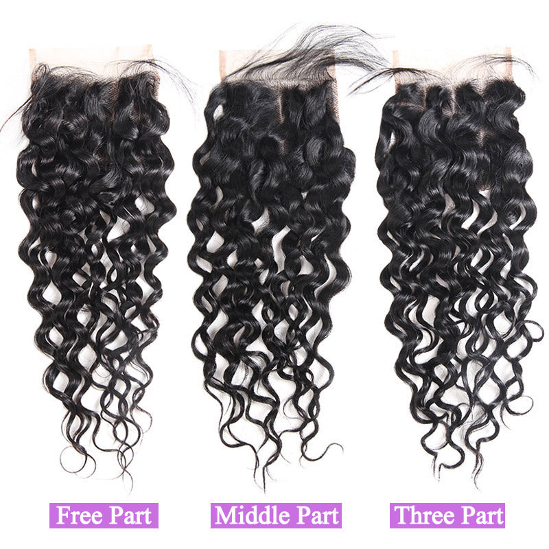 Allove Hair  Wholesale 10 Bundles Water Wave  4*4  Lace Closure : ALLOVEHAIR